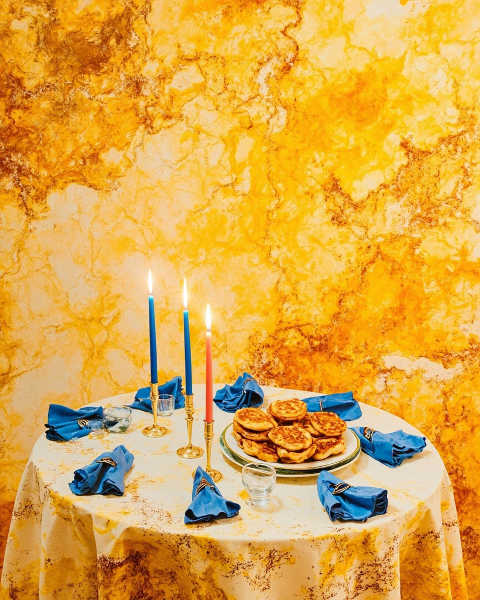 Hanukkah e-card design