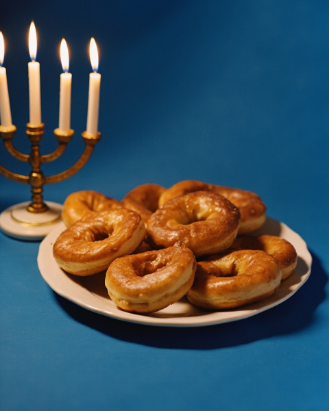 Hanukkah e-card design