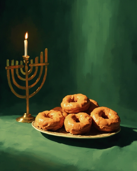 Hanukkah e-card design