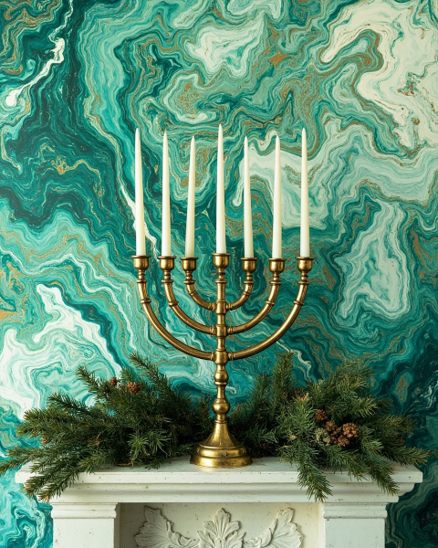 Hanukkah e-card design