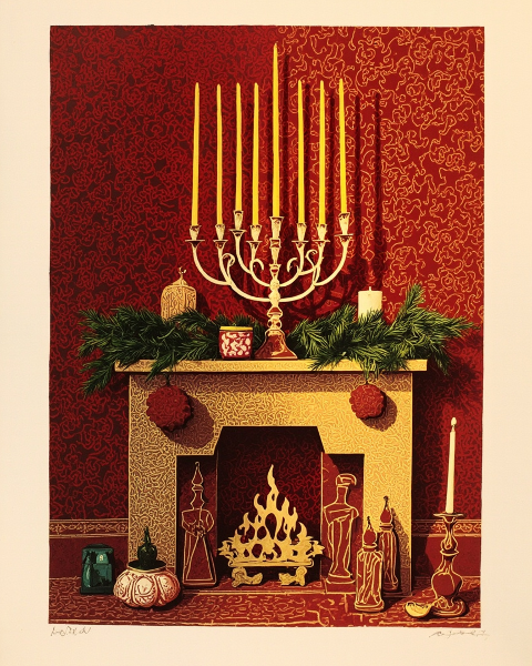 Hanukkah e-card design