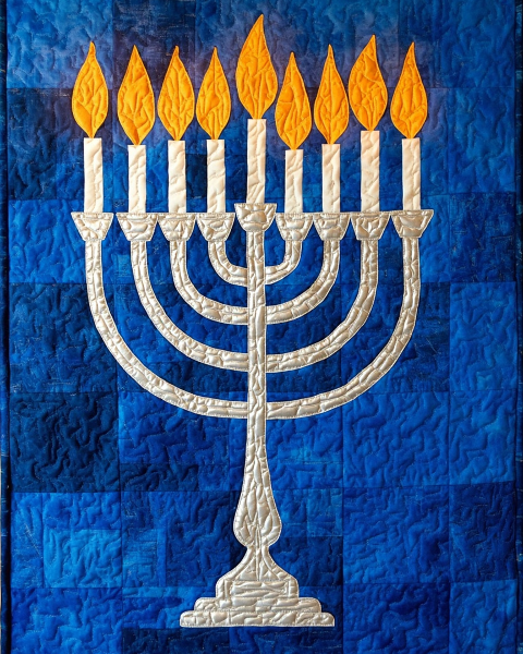 Hanukkah e-card design