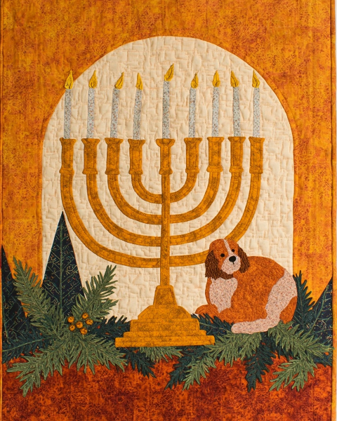 Hanukkah e-card design