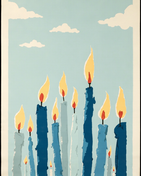 Hanukkah e-card design