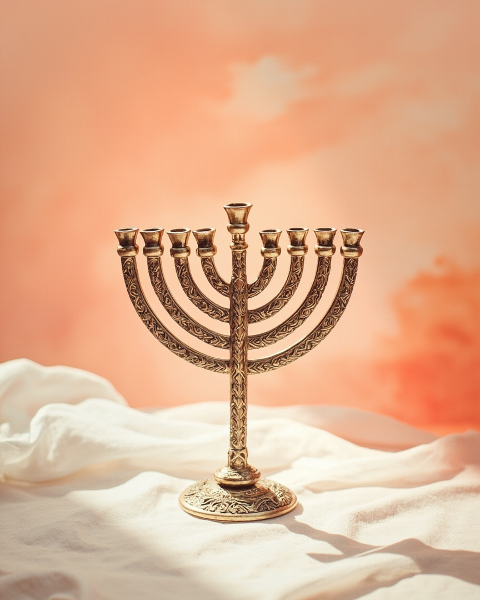Hanukkah e-card design