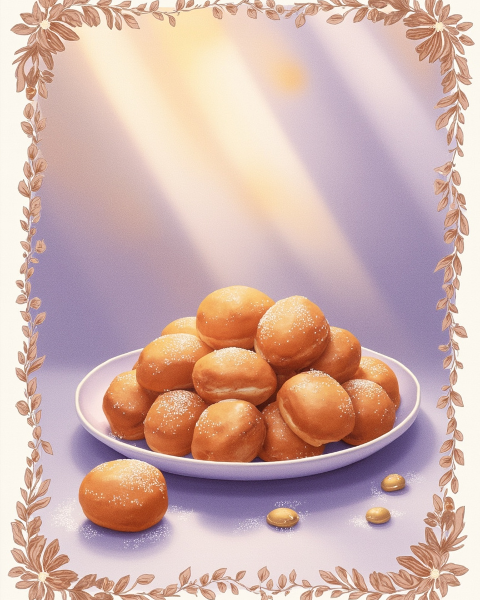Hanukkah e-card design