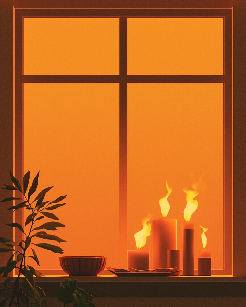 Hanukkah e-card design