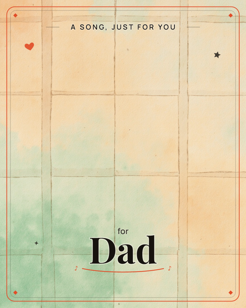 A soft grid of hand-drawn lines divides the page into loose squares, each washed with bleeding watercolour in warm apricot and cool seafloam green, a just because e-card design