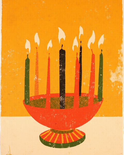 Kwanzaa e-card design