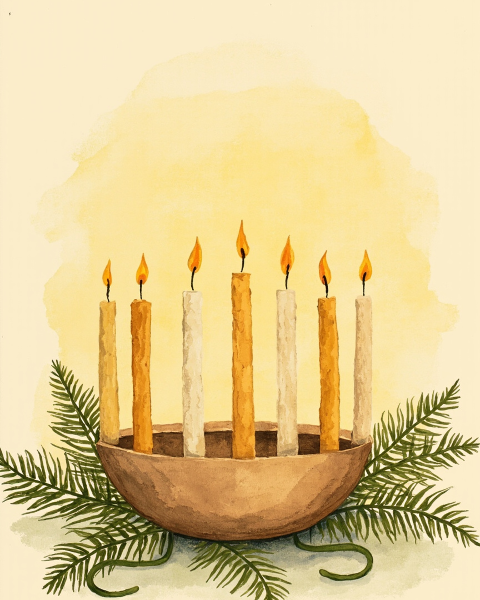 Kwanzaa e-card design