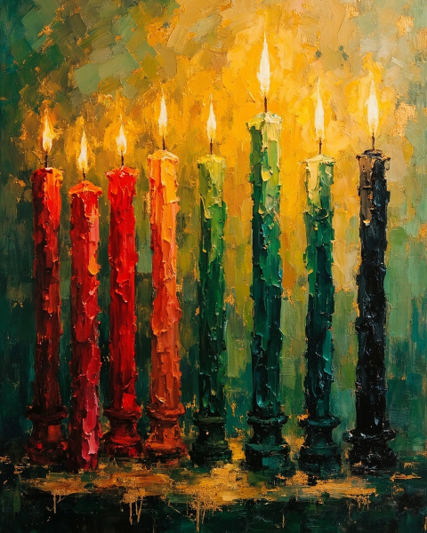 Kwanzaa e-card design