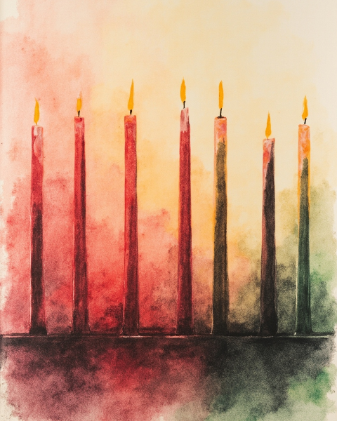 Kwanzaa e-card design