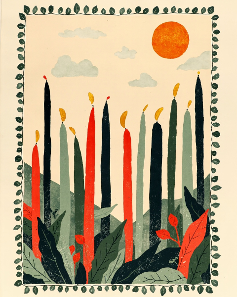 Kwanzaa e-card design