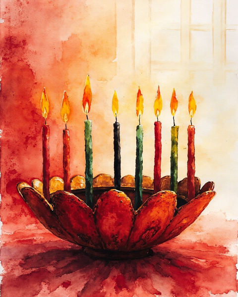 Kwanzaa e-card design