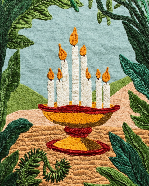 Kwanzaa e-card design