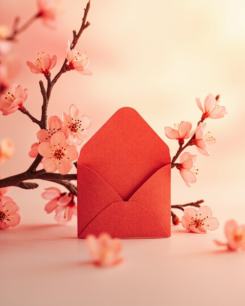 Lunar new year e-card design