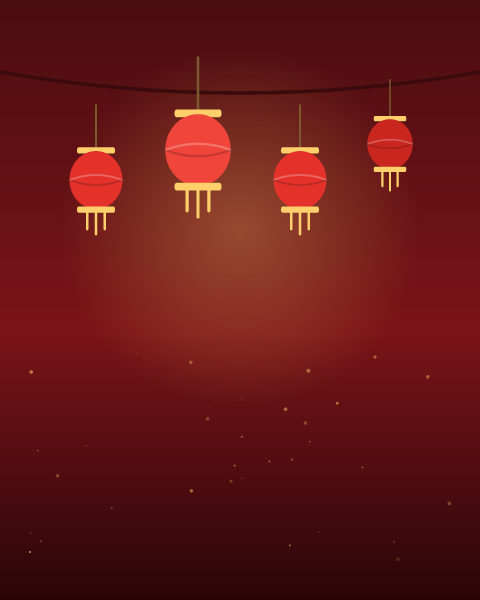 Lunar new year e-card design