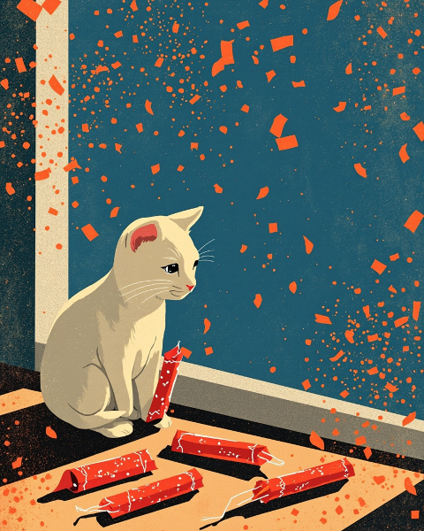 Lunar new year e-card design