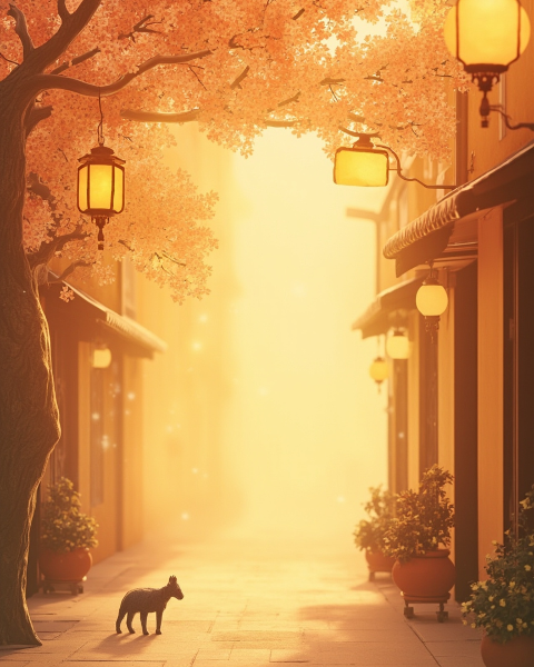 Lunar new year e-card design