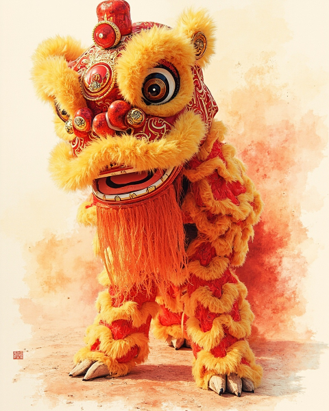 Lunar new year e-card design