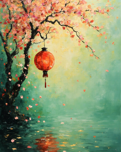 Lunar new year e-card design