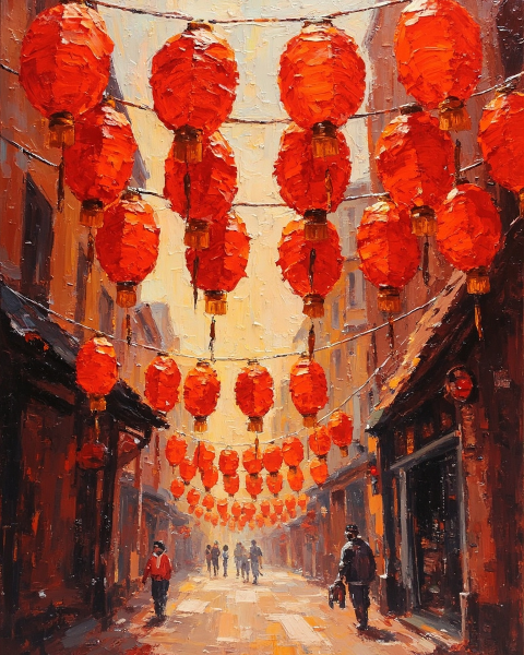 Lunar new year e-card design