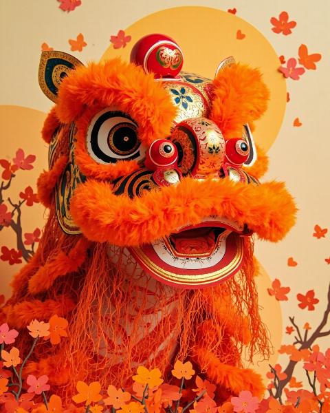 Lunar new year e-card design