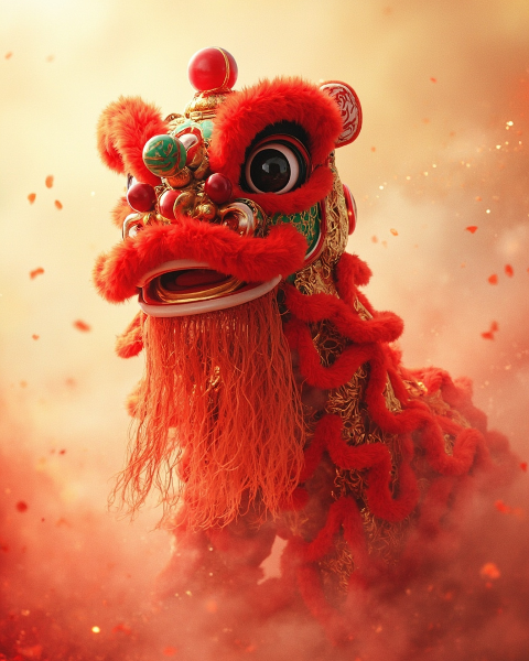 Lunar new year e-card design