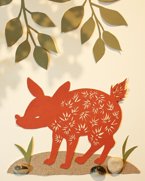 Lunar new year e-card design