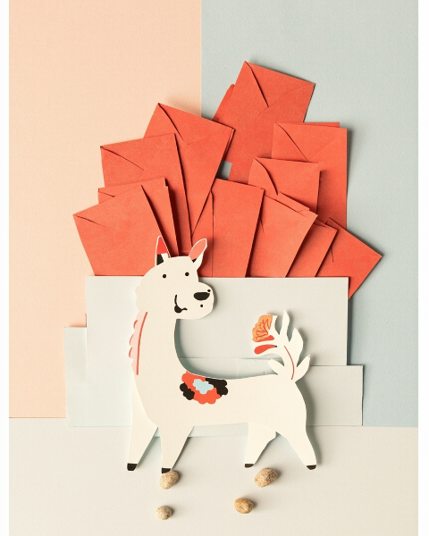 Lunar new year e-card design