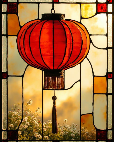 Lunar new year e-card design