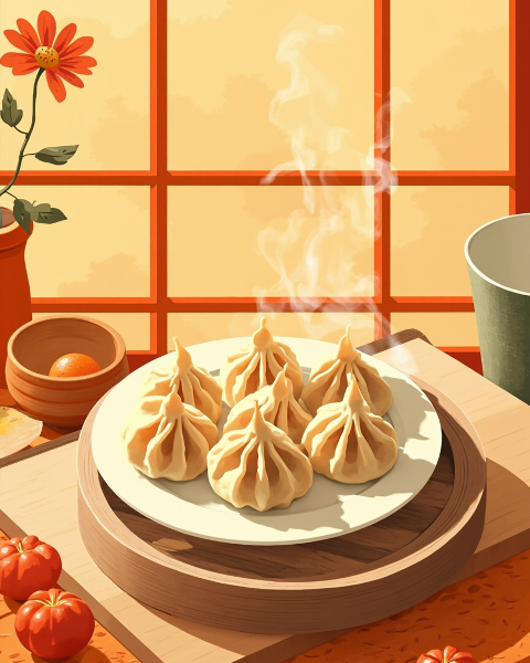 Lunar new year e-card design