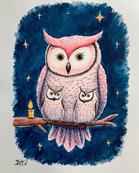 New baby e-card design