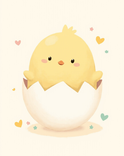 New baby e-card design