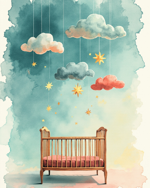 New baby e-card design