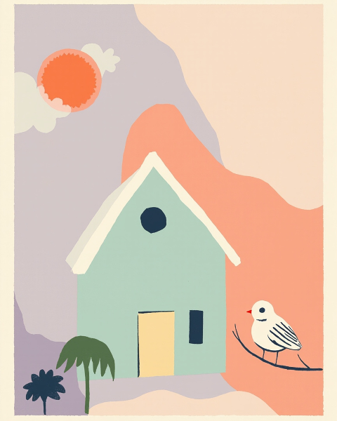 New home e-card design