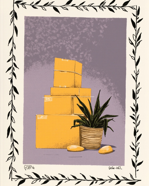 New home e-card design