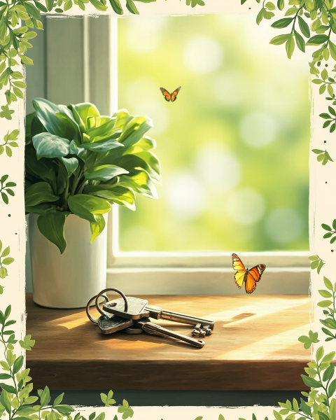 New home e-card design