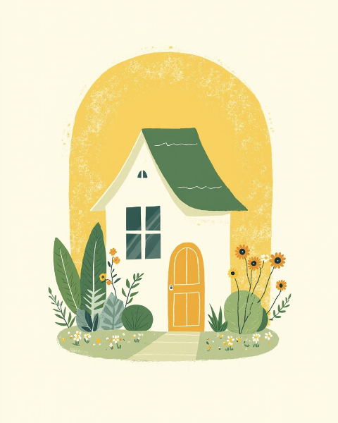 New home e-card design