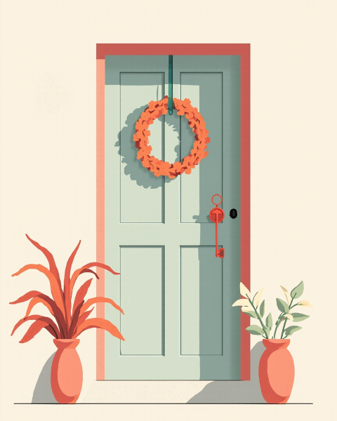New home e-card design