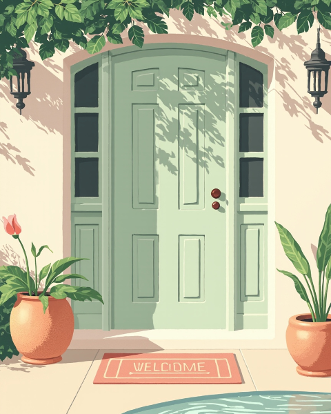 New home e-card design