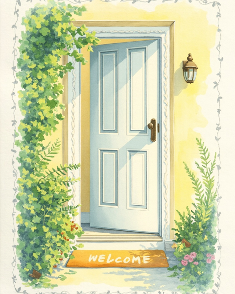 New home e-card design