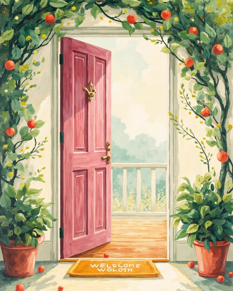 New home e-card design