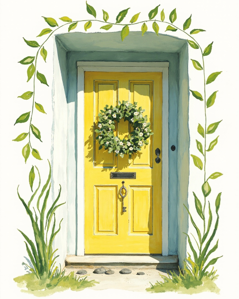 New home e-card design