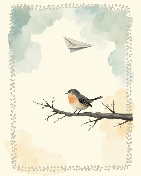 New job e-card design