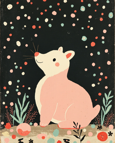 New year e-card design