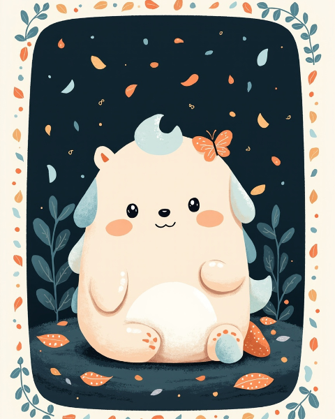 New year e-card design