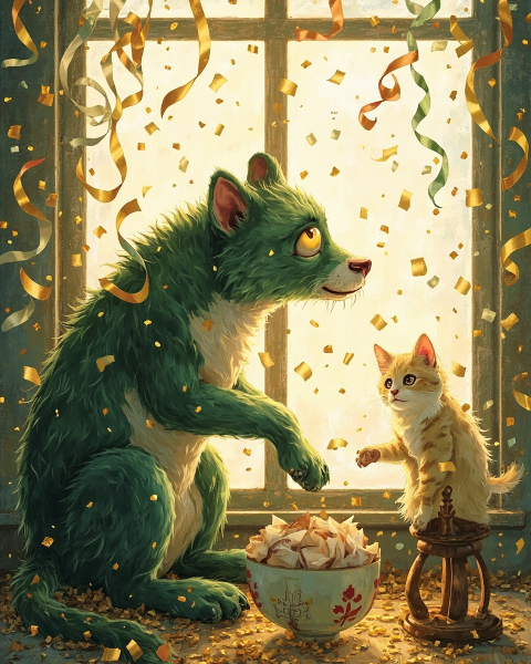 New year e-card design