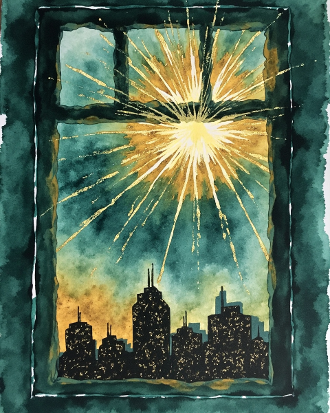 New year e-card design