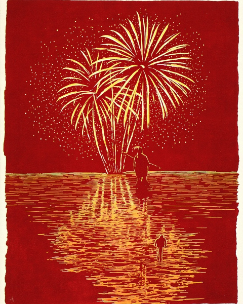 New year e-card design